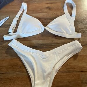 shein white bikini